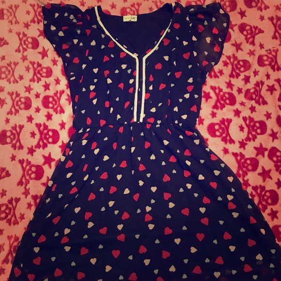 ❣️Maison Jules Valentine’s Day Hearts Dress❣️ - Picture 1 of 5